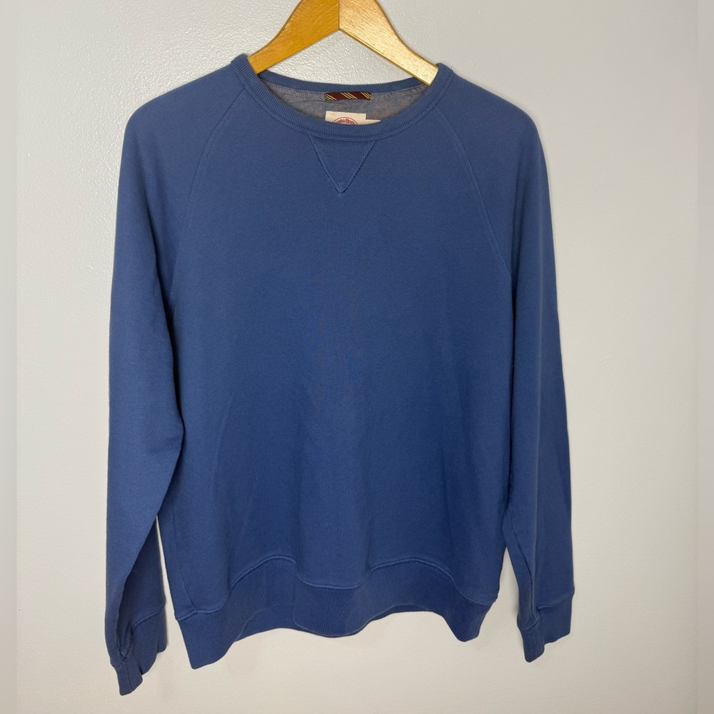 Brooks Brothers Blue Crewneck Sweater Classic Knit | M